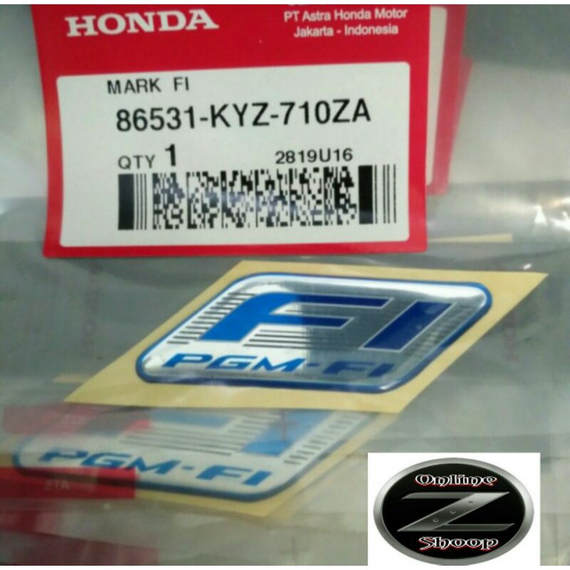 emblem honda vario 125 vario 150 beat fi original