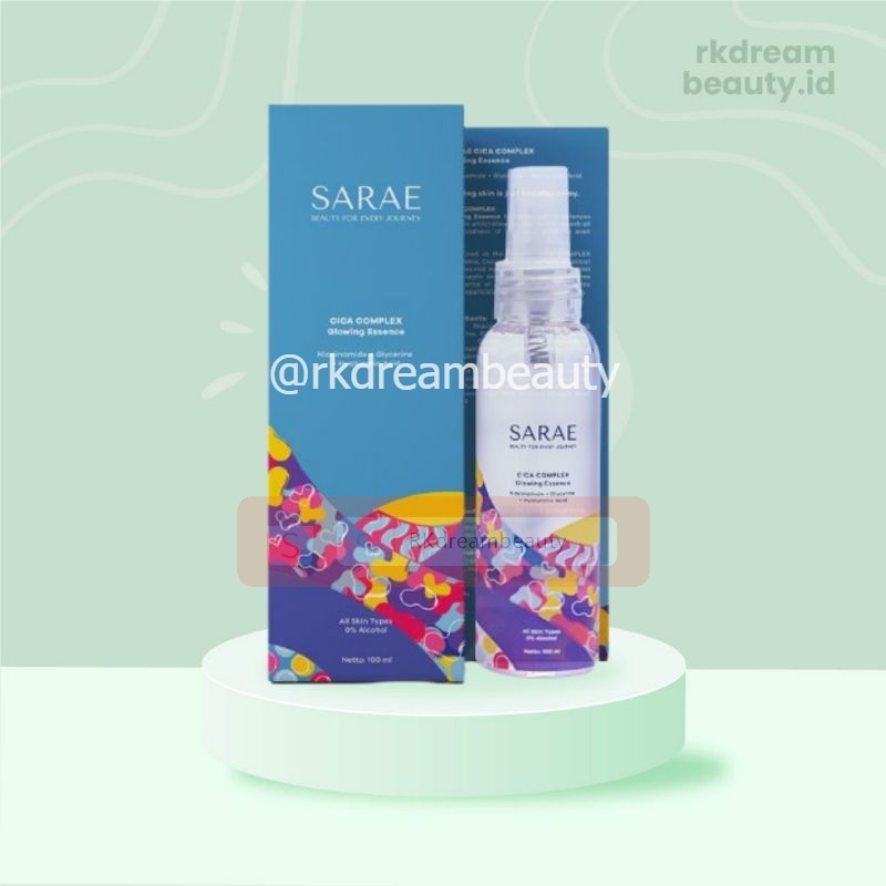 ZC Sarae Glowing Essence with CICA - Hyalurionic Acid Face Mist, Centella Asiatica
