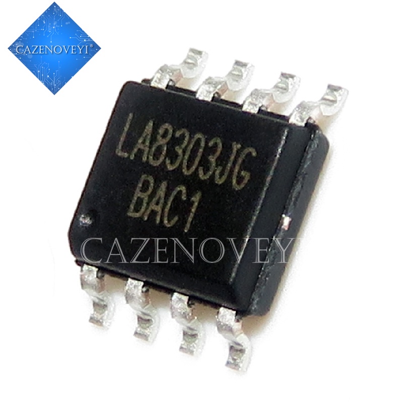 5pcs / lot Sparepart Komponen Elektronik Chip IC LA8303JG LA8303 SOP-8