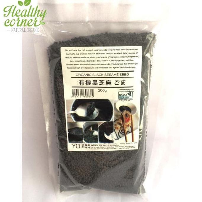 

Organic Black Sesame Seed (Biji Wijen Hitam ) 200 gr - Yoji TERBAIK