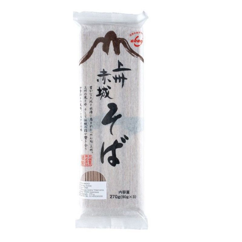 JOSHU AKAGI Dry Noodle Soba Ramen Udon 270g │ Mie Kering Import Jepang Somen Kishimen