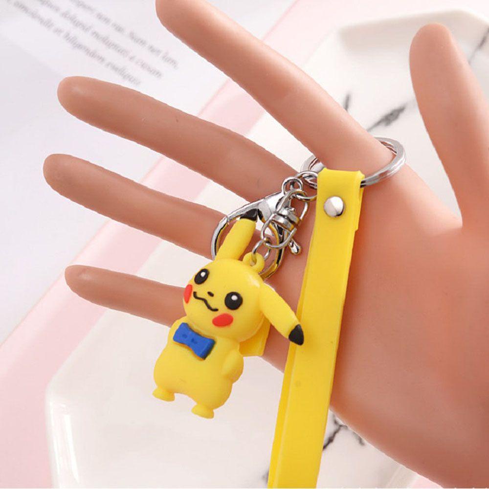 Lanfy Pikachu Gantungan Kunci Hadiah Lucu Miniatur Gantungan Kunci Liontin Scultures Key Ring