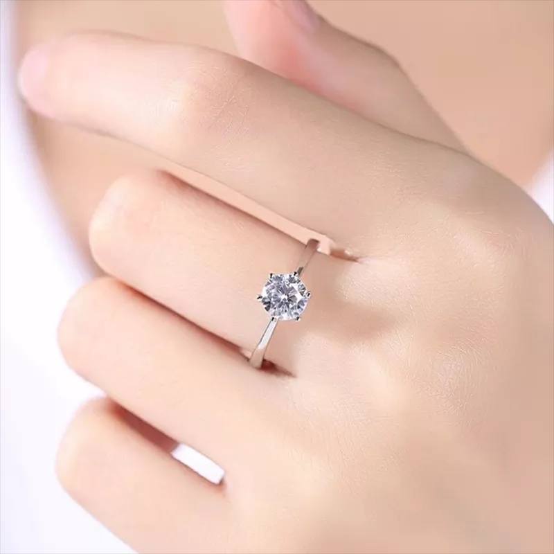 (GS) CINCIN WANITA CASUAL RING SILVER