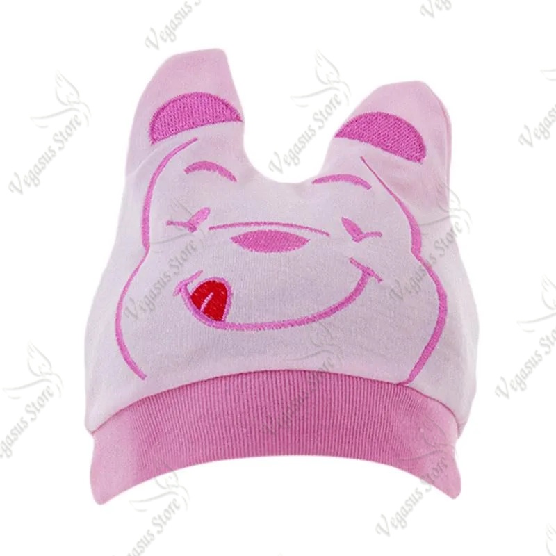 Topi Kupluk Bayi Unisex/Boy&amp;Girl Okiyo Model Kupluk Kuping Newborn 1Pcs-Vegasus Store(COD)