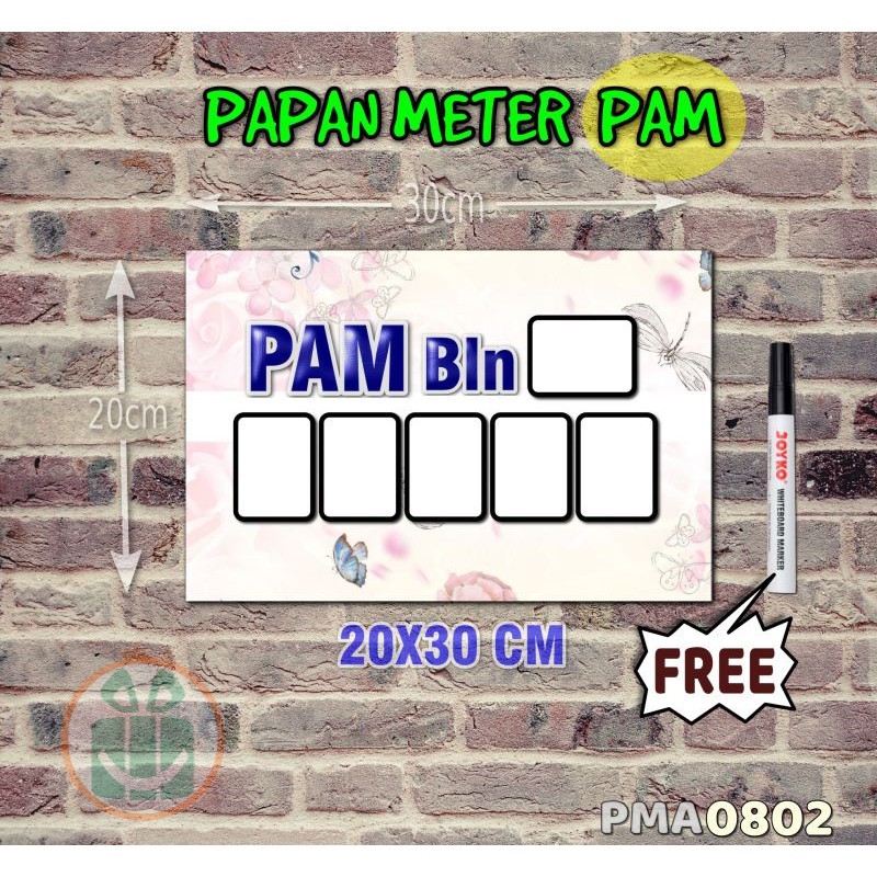 

SBC Papan Meter Listrik PLN PAM motif Unik - Flower 02