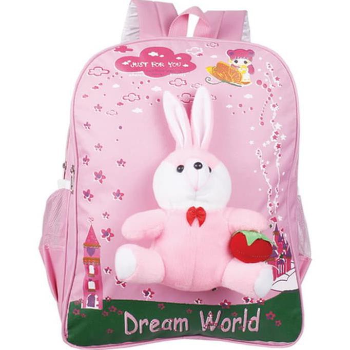 TAS 809BHM, tas lucu ransel/gendong anak perempuan/cewek, boneka Kelinci
