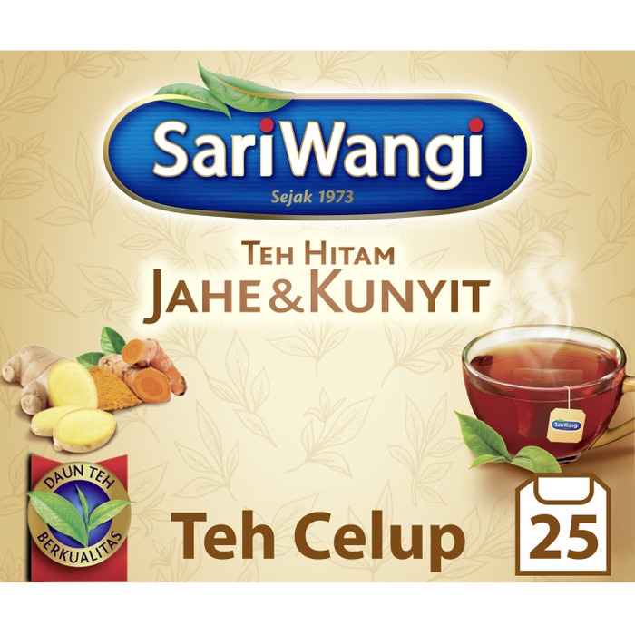 

B06 Sariwangi Teh Hitam Jahe & Kunyit 25 Teh Celup Gg054S