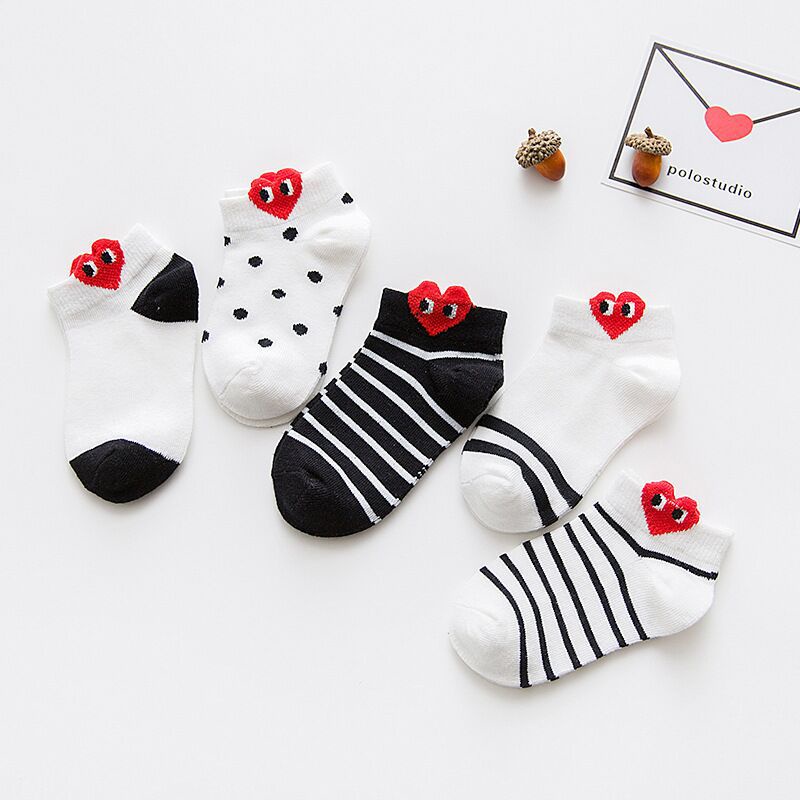 [5 Pasang] Set Kaos Kaki Anak Import Lucu Nyaman Premium Quality Cute Kids Socks 5 in 1 Kaus Kaki Anak