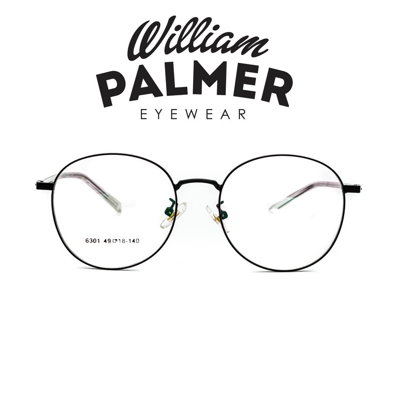 William Palmer Kacamata Pria Wanita Metal 6301  Black