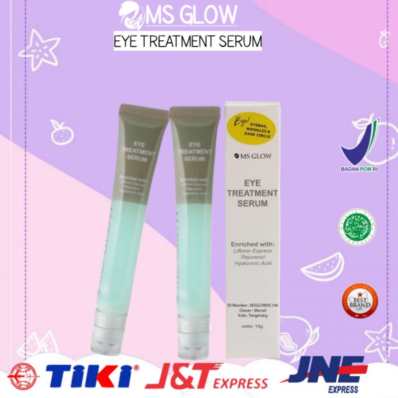 Ms glow eye treatment serum/Eye treatment ms glow eye serum Ms glow