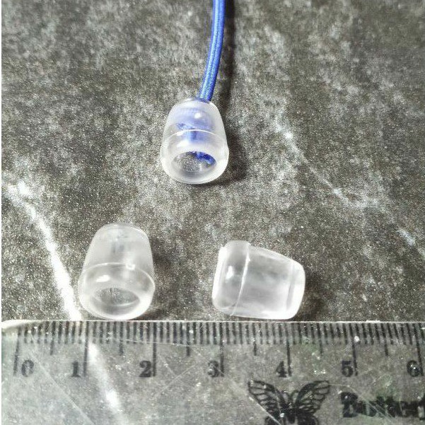 10pcs stopper bell lobi lobi kecil bandul ujung tali