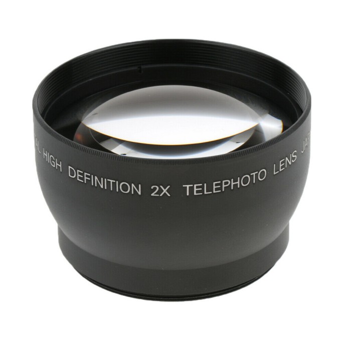 Lens Converter Tele 58mm 2X Magnification Telephoto Tele Converter