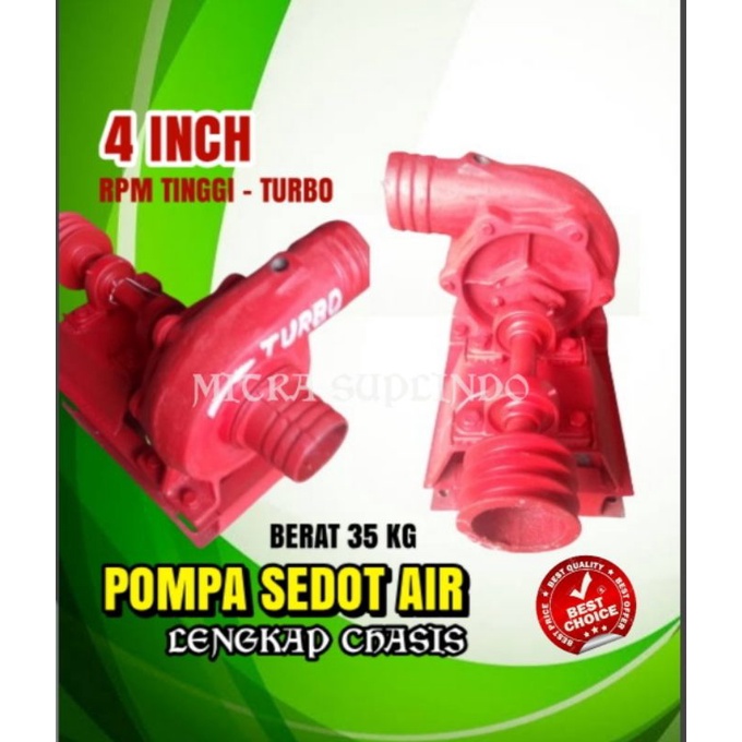 HQ100 Pompa sedot air 4 Inch putaran tinggi