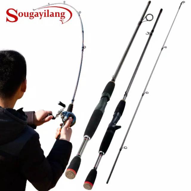 Joran / rod sougayilang warna abu 5-10 lb / 180 cm