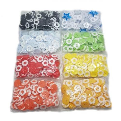 kancing sakura /kancing bunga sakura diameter 13mm isi 144 pcs