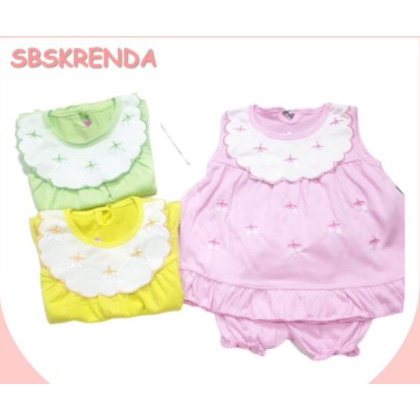 SETELAN PENDEK BAYI/ PIYAMA ANAK BAYI/ KAOS CELANA PENDEK ( 0-6M) BAJU BAYI BJ