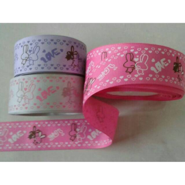 

Pita grosgrain 1,5" rabbit love