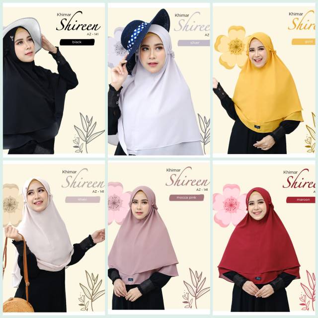 Khimar Azamka Shireen | kerudung shireen |