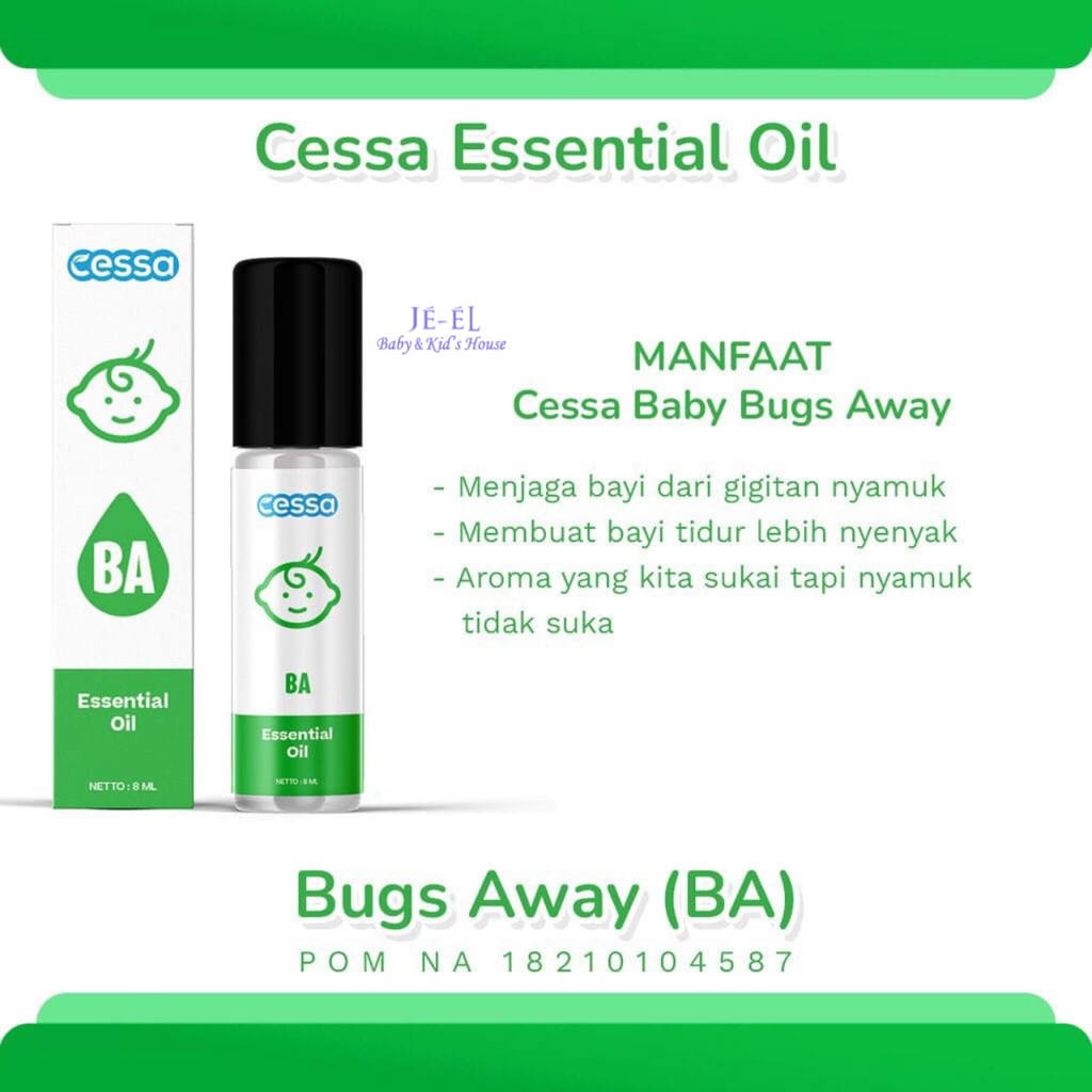 Cessa Essential Oils Baby &amp; Kids Happy Nose / Fever Drop / Bugs Away / Lenire / Immune booster