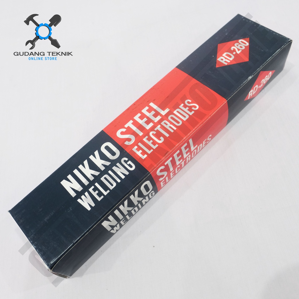 Kawat Las 2.6mm 3.2mm 4.0mm 5Kg NIKKO RD260 / Kawat Las Steel NIKKO RD 260 - Steel Welding Electrodes