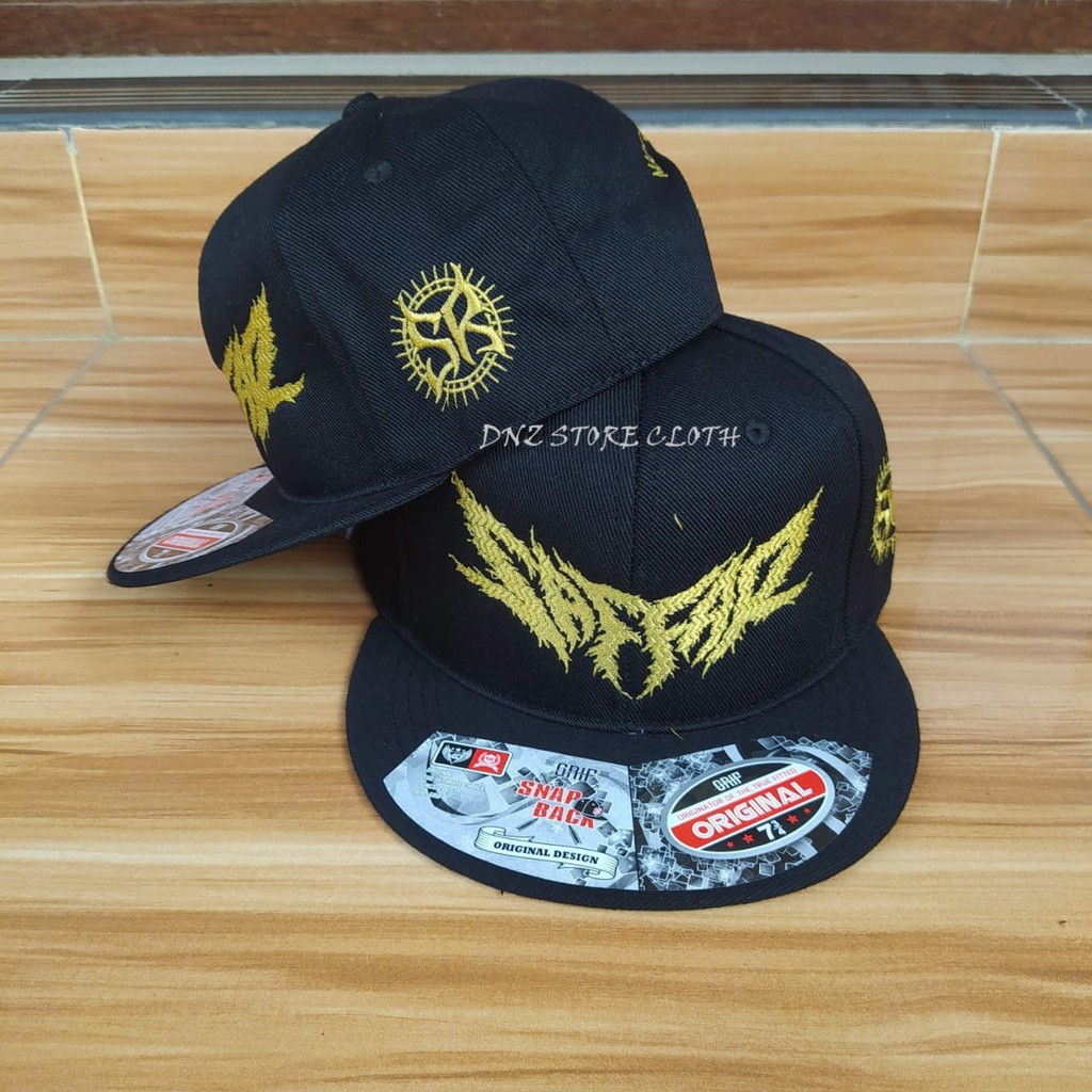 TOPI DISRTO PRIA SNAPBACK BORDIR SNAPBACK HIPHOP SNAPBACK METAL