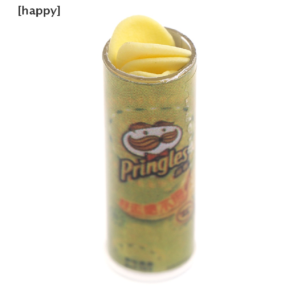 Ha 4pcs / Set Mainan Miniatur Botol Keripik Kentang Skala 1: 12 Untuk Dekorasi Rumah Boneka
