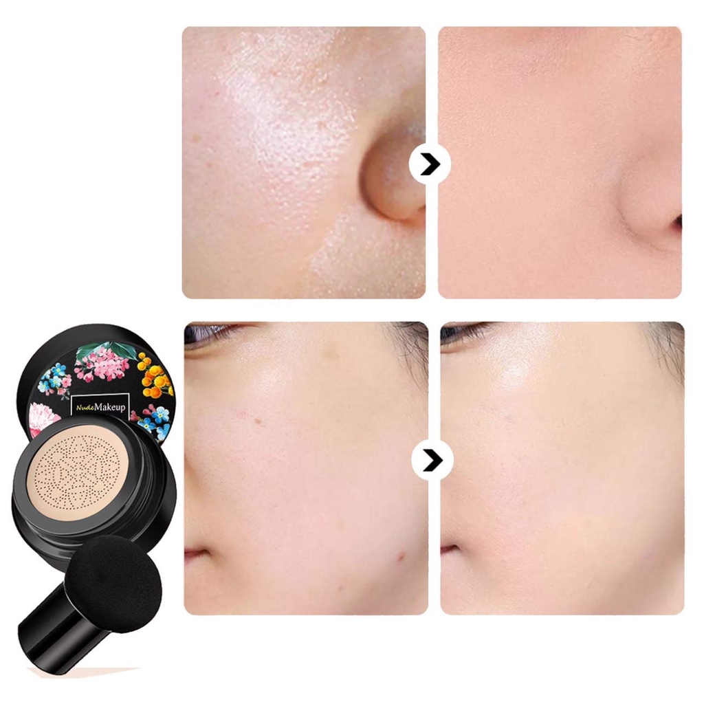 LANJIMEI Mushroom Head Air Cushion CC Cream / BB Cream Foundation / Coverage Liquid Foundation Matte