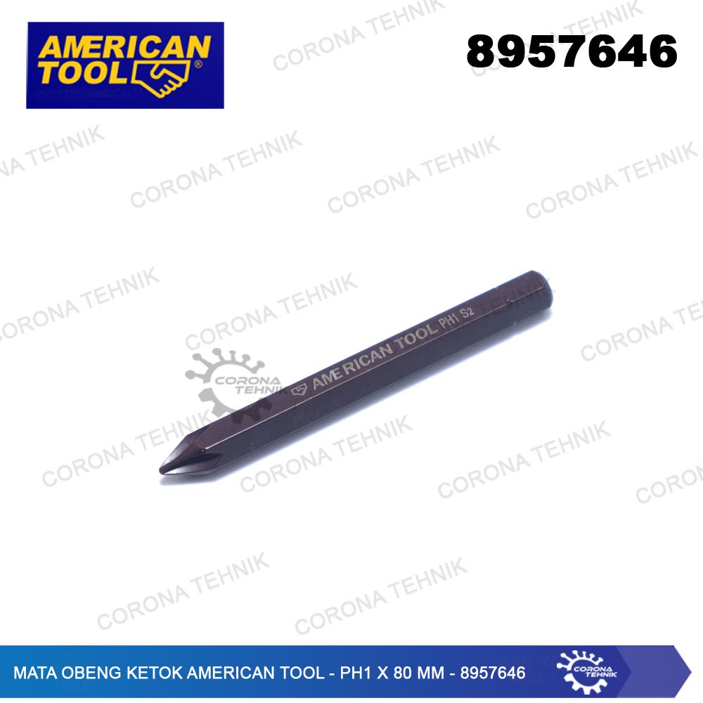 8957646 - Mata Obeng Ketok American Tool - PH1 x 80 mm