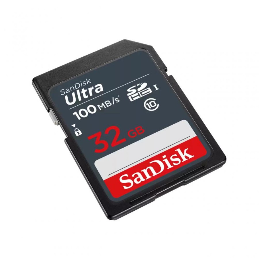 Sandisk Sd Card Ultra Sdhc 32Gb 100Mb/S (Sdsdunr-032G-Gn3In)