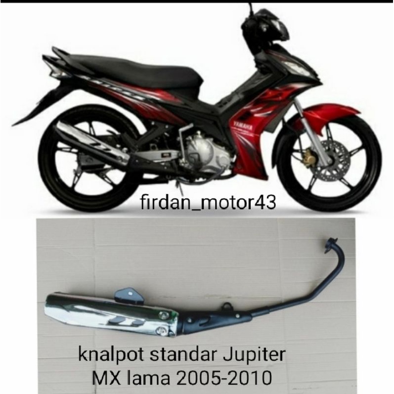 knalpot standar Jupiter MX lama-mx new keluaran 2005-2010 adem