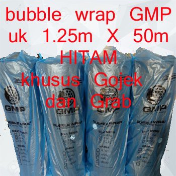 

vcS6 BUBBLE WRAP HITAM GMP UKURAN 1.25M X 50M MEREK GMP