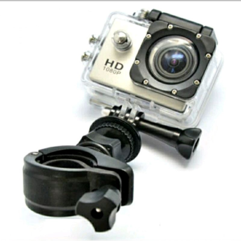 Breket Holder Camera Action GoPro Sepeda Motor Di setang Pcx Adv Byson Dll