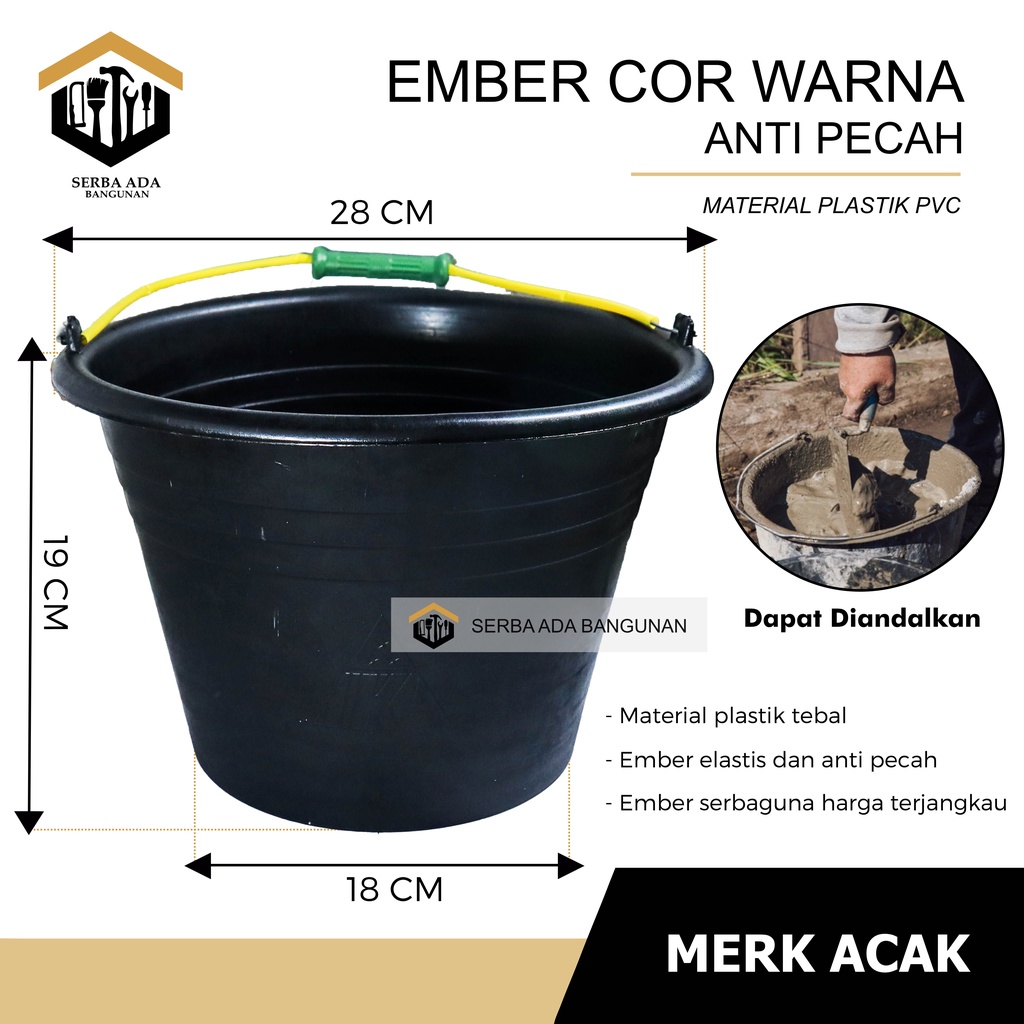 EMBER / TIMBA COR HITAM KAPASITAS BESAR (HARGA SATUAN) TERMURAH