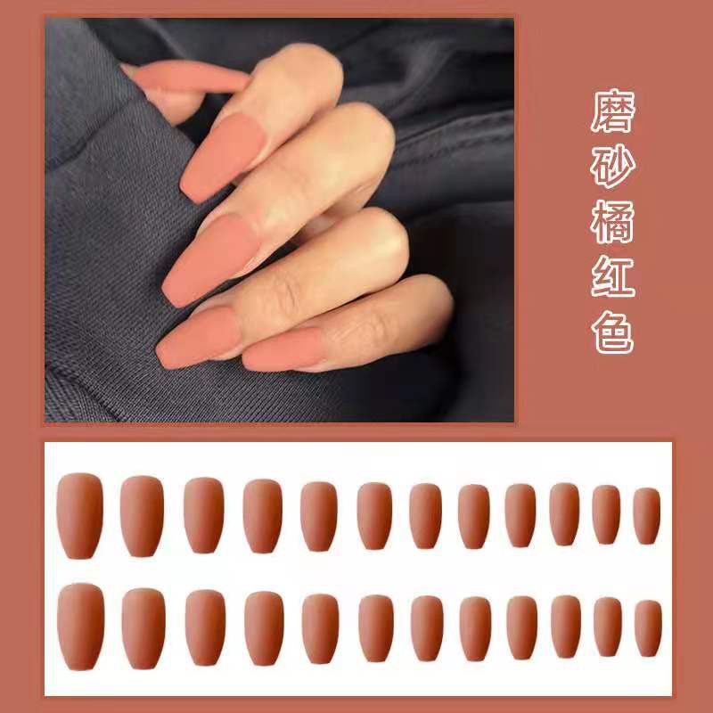 Kuku palsu matte 24 pcs / false fake nails  matte elegant nail art