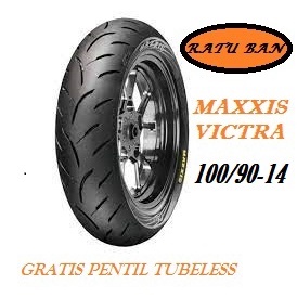 Ban Tubeless Maxxis victra 100/90-14