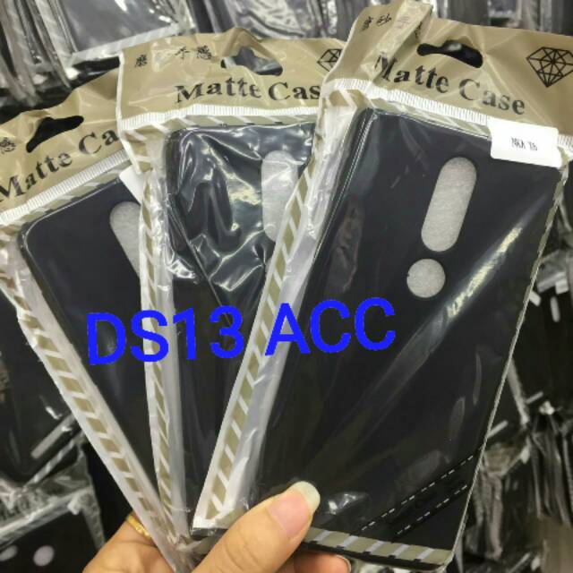 Softcase Slim Black Matte Case Type Nokia 6.1+/Nokia 6.1 Plus