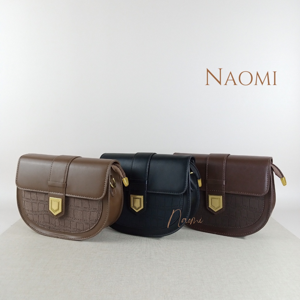 NAOMI - Giovanna Tas Wanita Import Premium Kulit - Sling Bag Wanita Leather High Quality Tebal - Fashion Bag- Tas Wanita - Tas Naomi - Naomi Bag