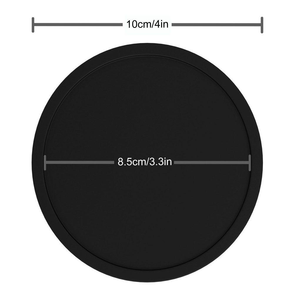 QUINTON Cup Mat Kitchen Bar Non-slip Tahan Air Silikon Bulat Tahan Lama Tebal Tatakan Minuman Tatakan Gelas Meja Cangkir