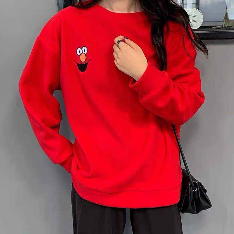 Sweater Bordir Elmo Wanita NR
