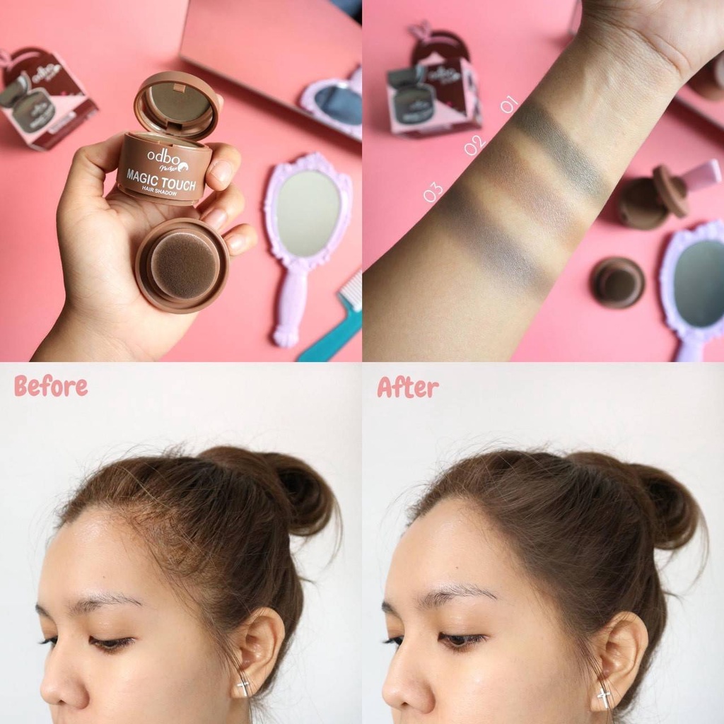 [TERMURAH BROWIT.ID] ODBO Magic Touch Hair Shadow OD139 Cover Rambut Tipis Original