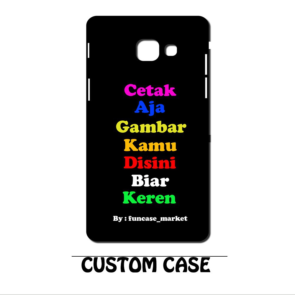 Custom Case hp Softcase SAMSUNG A7 2017