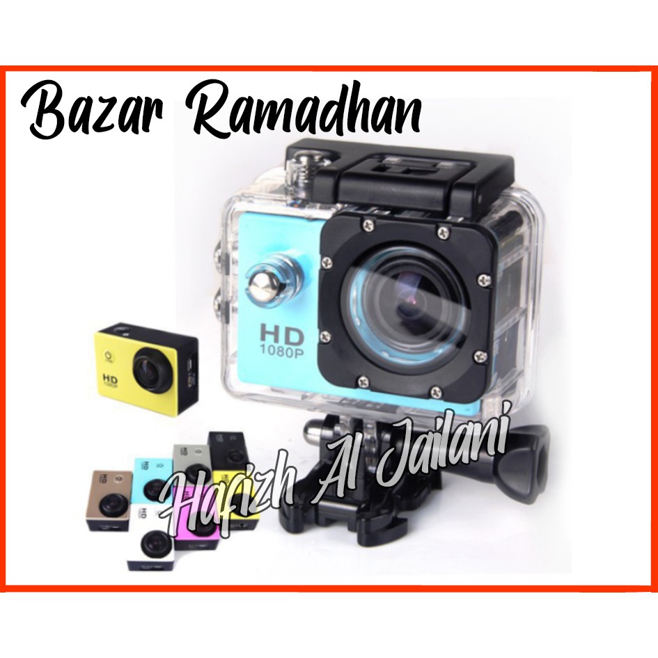Vedio Kamera Gopro/Kogan Anti Air 18Mp 1080p Full Hd Lensa Cembung TERLARIS