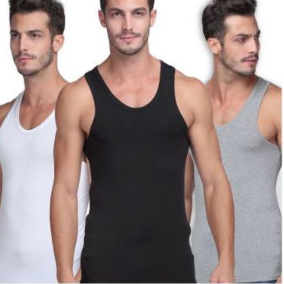 Muraaaahh.. SINGLET PRIA SINGLET OBLONG COWOK BAJU DALAM DEWASA KAOS POLOS