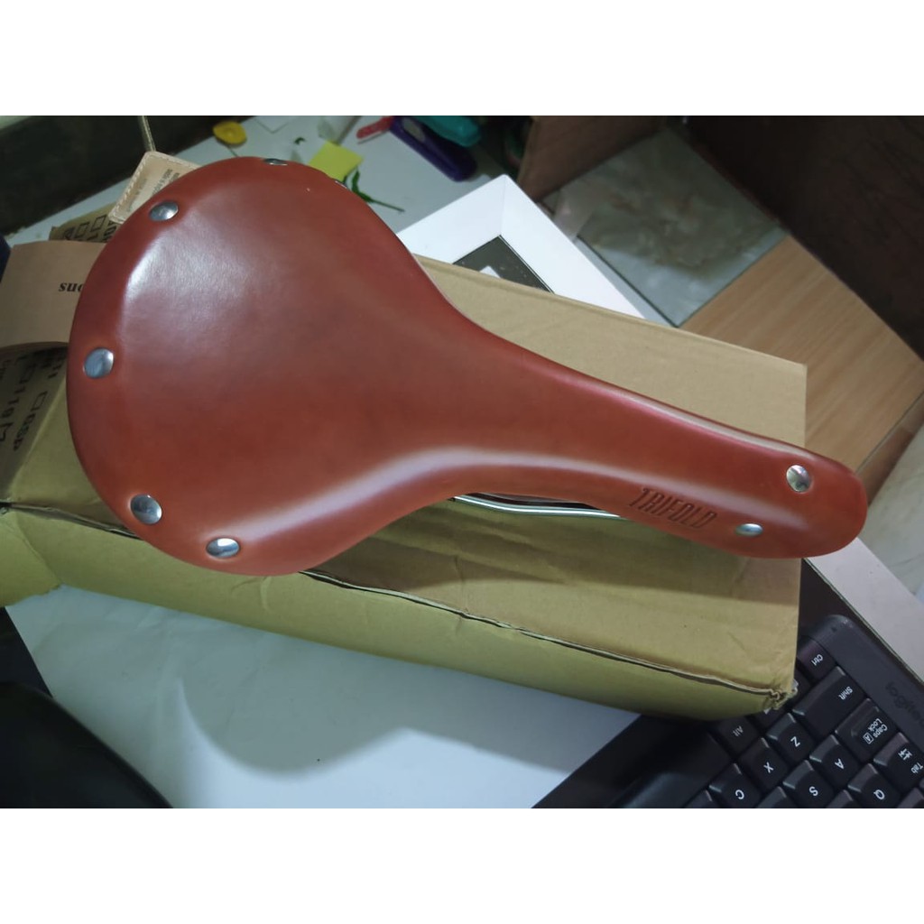 Saddle Atau Jok Kulit Taiwan Merk Gyes Trifold Seri GS06