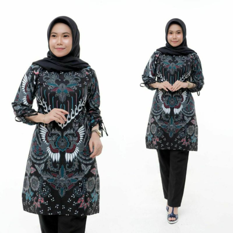 Tunik batik wanita M L XL XXL XXXL XXXXL XXXXXL