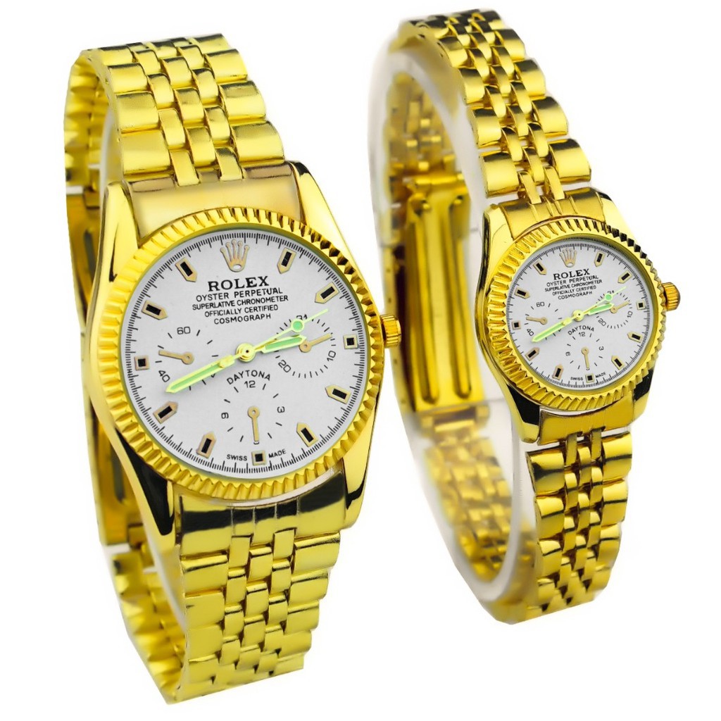 PA  JAM TANGAN MURAH RANTAI ROLEX COUPLE OYSTER CHRONO OFF // RX004 - TERMURAH