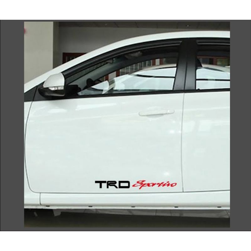 sticker cutting stiker variasi bodi mobil TRD sportivo 1set