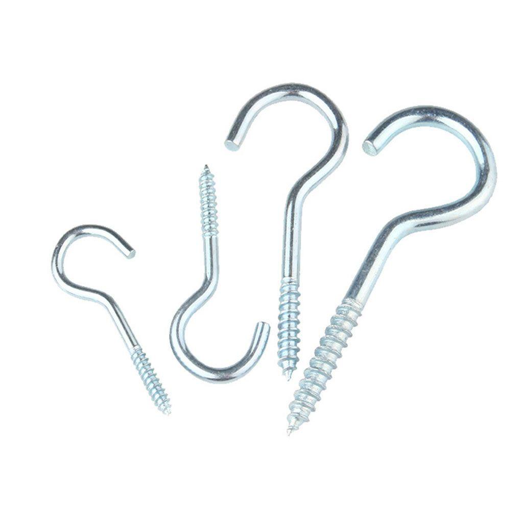 Lanfy Pengait Tanda Tanya Kualitas Heavy Duty Galvanis Stainless Steel Selftapping Sheep Eye Hook