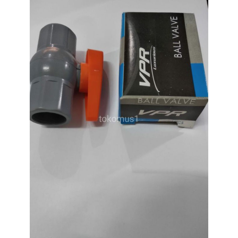 Ballvalve PVC /Stop Kran Air 1/2&quot;3/4&quot; Murah