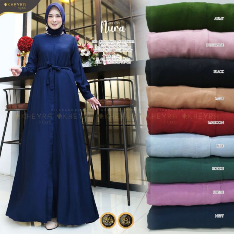 TERBARU DRESS ORI KHEYRA/NURA DRESS